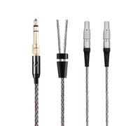 Earmax Câble équilibré OCC 16 brins 4,4 mm 3,5 mm 2,5 mm 6,35 mm 6N OCC 1,4 m compatible avec les écouteurs Focal Utopia Focal New Utopia