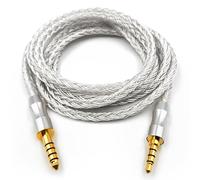 Earmax Câble équilibré OCC 16 brins 4,4 mm vers 3,5 mm 6N compatible avec ATH-MSR7 AR2 AR3 AR5 SR5 SR3 AR3BT AR5BT SR5BT WS1100