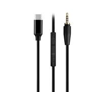 Earmax Câble USB Type-C vers 2,5 mm 6N OCC en nylon, 1,2 m, compatible avec les écouteurs Senns Urbanite L Urbanite XL