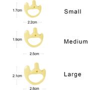 Earmold 2 Pairs Soft Silicone Replacement Ear Tips for Motorola Kenwood Two-Way Radio Air Acoustic Walkie Talkie Tube (2 Pairs S,M,L) (Yellow)