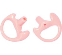 Earmold 6 Pairs Soft Silicone Replacement Ear Tips for Motorola Kenwood Radio Air Acoustic Tube Spool Tube Walkie Talkie Covert (6 Pairs Mediem) (Pink2)
