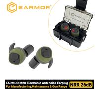 EARMOR bouchons d'oreilles électroniques M20 bouchons d'oreilles tactiques casque antibruit de tir actif protecteurs auditifs électroniques accessoires tactiques Coyote Brown