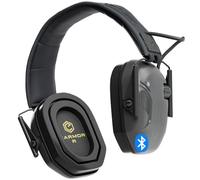 Earmor M300T Cache-oreilles électroniques Bluetooth avec réduction du bruit pour tir de chasse, SNR, 29 dB, contrôle dynamique du bruit, noir