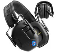 Earmor M300T / M300 Protection auditive électronique pour le tir, la chasse et le sport, protection auditive, SNR 29 dB, cache-oreilles insonorisants, contrôle dynamique, Noir (sans Bluetooth)