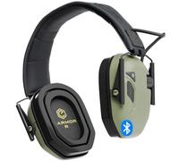 Earmor M300T Protection auditive électronique avec Bluetooth - Coussinets ergonomiques en gel - Étanchéité IPX5 - Casque réducteur de bruit pour l'extérieur et le sport - Design de protection pliable