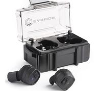 Earmor OPSMEN M20T Bouchons d'Oreilles Électriques pour Tir et Chasse - NRR 26 dB BT 5.3 Protection Auditive Active avec Réduction du Bruit - Champ de Tir, Noir