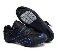 Earnmore Chaussures de Cyclisme Antidérapantes pour Vélo de Route et de Montagne en Fibre de Carbone Respirantes, Sport Assistées avec Bandes Réfléchissantes