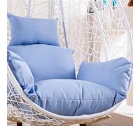 Earnmore Housse de Coussin de Remplacement pour Chaise d'oeuf Uniquement, Housse de Coussin de Chaise d'oeuf Suspendue imperméable et résistante au Soleil pour Coussin de Jardin (sans Rembourrage)