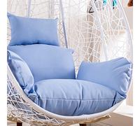 Earnmore Housse de Coussins de Chaise d'oeuf, Housse de Coussins de Chaise de balançoire Suspendue, Housse de Remplacement de Chaise de Panier Suspendu (sans Rembourrage), Blue