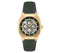 EARNSHAW - Discovery Drake Triple Calendar Skeleton Automatic - ES-8308 - Montre Homme - Mouvement Automatique - Bracelet en Cuir véritable