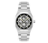 EARNSHAW - Discovery Drake Triple Calendar Skeleton Automatic - ES-8308 - Montre Homme - Mouvement Automatique - Bracelet en Acier Inoxydable