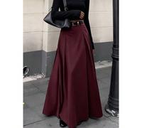 EARO Jupe élégante à taille haute et coupe évasée pour femmes, avec une allure de costume à la mode, affinante, polyvalente et chic pour le bureau, la maison, le port quotidien, les sorties du soir, l