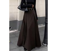 EARO Jupe élégante à taille haute et coupe évasée pour femmes, avec une allure de costume à la mode, affinante, polyvalente et chic pour le bureau, la maison, le port quotidien, les sorties du soir, l