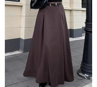 EARO Jupe élégante taille haute évasée pour femmes, , affinante, polyvalente, convenant pour le bureau, la maison, le port quotidien, les sorties du soir, l'automne/l'hiver et le printemps L,M,S,XL,XS