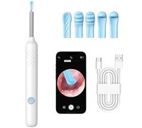 Earo Oreille - Earo Vision 2.0 2026 Nettoyeur d'oreilles Connecté Endoscope Avec Lumière, Retrait Précis Du Cérumen Sans Danger, Outil d'Hygiène Auriculaire Pour Adultes Et Enfants (Blanc)