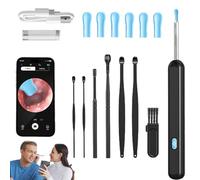 earo vision 1.0 - hygiène auditive révolutionnée à vie,earo vision auditive,ear wax removal kit,ear cleaner,cure oreille camera,Pro Ear Cleaner Kit 8-Piece Set,Wi-Fi Visible Wax Elimination Spoon-B