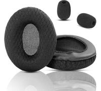 Earpads Compatible with Microsoft Lifechat LX3000 LX-3000 LX 3000 Earbuds Replacement Ear Cushion (Breathable Fabric/High Quality Foam)