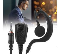 Earphone Suitable for IC-M33/M25/M34,Waterproof IP54 Earhook Earphone,Two-Way Radio Headphones,Clear Sound,G-Shape Design,Sturdy and