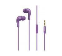 Earphones CIA5 1 button Purple