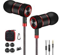 Earphones, In-Ear Headphones, Wired Headphones, Stereo Noise-Cancelling Headphones. Suitable For Huawei Microphone, Android Smart Phone And Mp3 Player, Etc