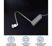 Earpiece Earphone Headset for Motorola Radio MotoTRBO DP2400 DP2400e DP3441e DEP550e MTP3150 MTP3550 XPR3000 XPR3300e XPR3500 XPR3500e Walkie Talkie with Microphone Mic PTT Multipin