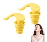 Earplug - Bouchons d'oreille antibruit, filtre de musique étanche | Protection du tympan avec design en forme de corne, outil de réduction du bruit pour concerts de natation, sommeil, concerts, 3 x