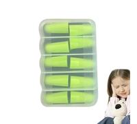 Earplugs Noise Cancelling - Foam Reusable Standard Size 5 Pairs Set | Noise Reduction Calm Ear Plugs, Multifunctional Hearing Protection Sponge Earplugs For Sleep Study Travel Use | Ear Care