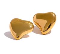 Earringstud Femmes Coeur Romantique pour la Texture Charme imperméable