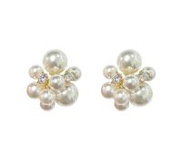 Earringstud Femmes Elegant Romantic Pearl for Woman Fashion Fashion Party Girl'lay Temperament Accessoires