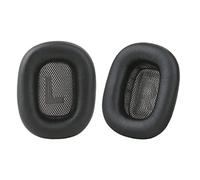 Earrock Coussinets d'oreille en peau d'agneau pour écouteurs Apple AirPods Max avec cuir véritable peau de mouton, mousse à mémoire de forme et aimant, résistant à la transpiration et excellente