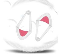 Ears Décoratif Pour Écouteurs, Oreilles En Silicone Décoration De Chat Mignon, Compatible Avec Headsets Hyperx Cloud/Cloud Ii/Cloud, Installation Avec Sangles De Fixation Réglables