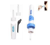 Earsavvy Ear Wax Removal Tool, ear wax removal, Ears Savvy Vacuum Ears Cleaner Suction, Gentle Power Suction Motorised Cleaner Head, with 2 Soft Replacement Heads (1pcs)