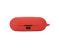 Earset Coque de protection en silicone résistante aux chocs et à la poussière avec mousqueton pour écouteurs Transparent