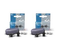 EarSonics SLEEPAD - Protection auditive pour dormir - bouchons d'oreilles pour le sommeil - Extra souples et thermo-réactifs pour plus de confort - Pack Duo 2 paires réutilisables. (Lot de 2)