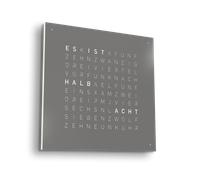 Earth 45 Steel Series Horloge murale / Objet temporel Allemande QLOCKTWO - 4250605870515