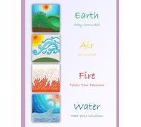 Earth, Air, Fire, & Water: Homeschool Lesson Planner 8x11: 8x11, Full Color Interior