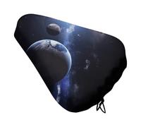 Earth and Moon Housse de selle de vélo imperméable et anti-poussière avec cordon de serrage pour homme et femme