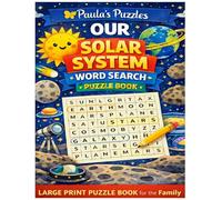 Earth and Space Word Search Puzzle Book - LARGE PRINT Edition: Easy & Relaxing Puzzles for The Whole Family