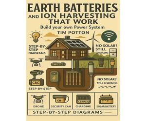 Earth Batteries and Ion Harvesting That Works: DIY Off-Grid Energy Systems Using Earth Batteries, Tesla Ion Harvesters, and Soil & Air Power for Homes, Drones, Radios, and Survival Gear