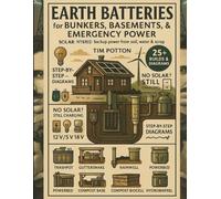 Earth Batteries for Bunkers, Basements, and Emergency Power: Solar Hybrid Backup Power From Soil, Water And Scrap. Solar power with a boost from Earth Batteries to charge your solar battery bank with.
