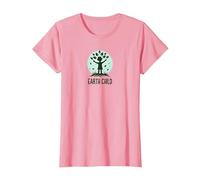 Earth Child Respectueux de l'environnement Nature Lover T-Shirt, Femme, Rose, XL
