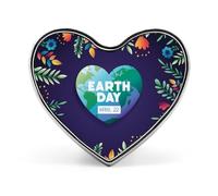 Earth Day Badge Pin Brooches for Backpack Cloths Hats Button Pins Decor