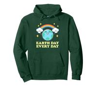 Earth Day Every Day Globe Arc-en-Ciel Save The Planet Homme Femme Sweat à Capuche