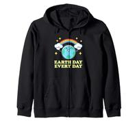 Earth Day Every Day Globe Arc-en-Ciel Save The Planet Homme Femme Sweat à Capuche