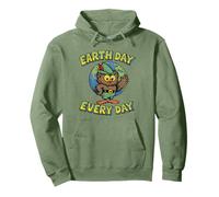 Earth Day Every Day Woodsy Owl Vintage Give a Hoot 70's Sweat à Capuche