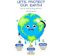 Earth Day Poster Set, Environmental Science Classroom Decorations, Save the Planet Art for Teachers, Recycling Educational Print (Unframed,12x18inch(30x45cm))