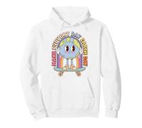 Earth Day Skateboard Peace Sign Environmental Retro Sweat à Capuche