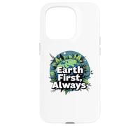 Earth First, Always Trendy Meme Youth Teens Coque pour iPhone 15 Pro