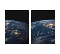 Earth from the Outer Space Passeport Card Holder Travel Passport Covers Case PU Passport Book Cover Passport Wallet Cover Passport Wallet Cover Housse de protection Passeport Unisex Passport Protector