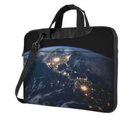 Earth from The Outer Space Sac à bandoulière pour ordinateur portable 13" pour homme et femme Résistant à l'eau